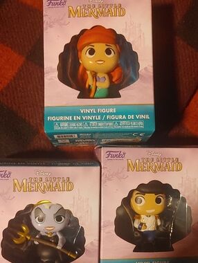 Funko The Little Mermaid Trio - Orange, Teal, Purple, Gold